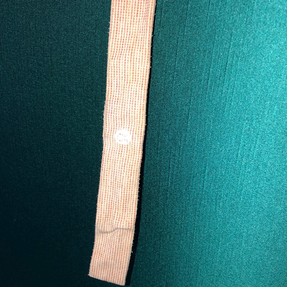 Lululemon pink/orangey headband
